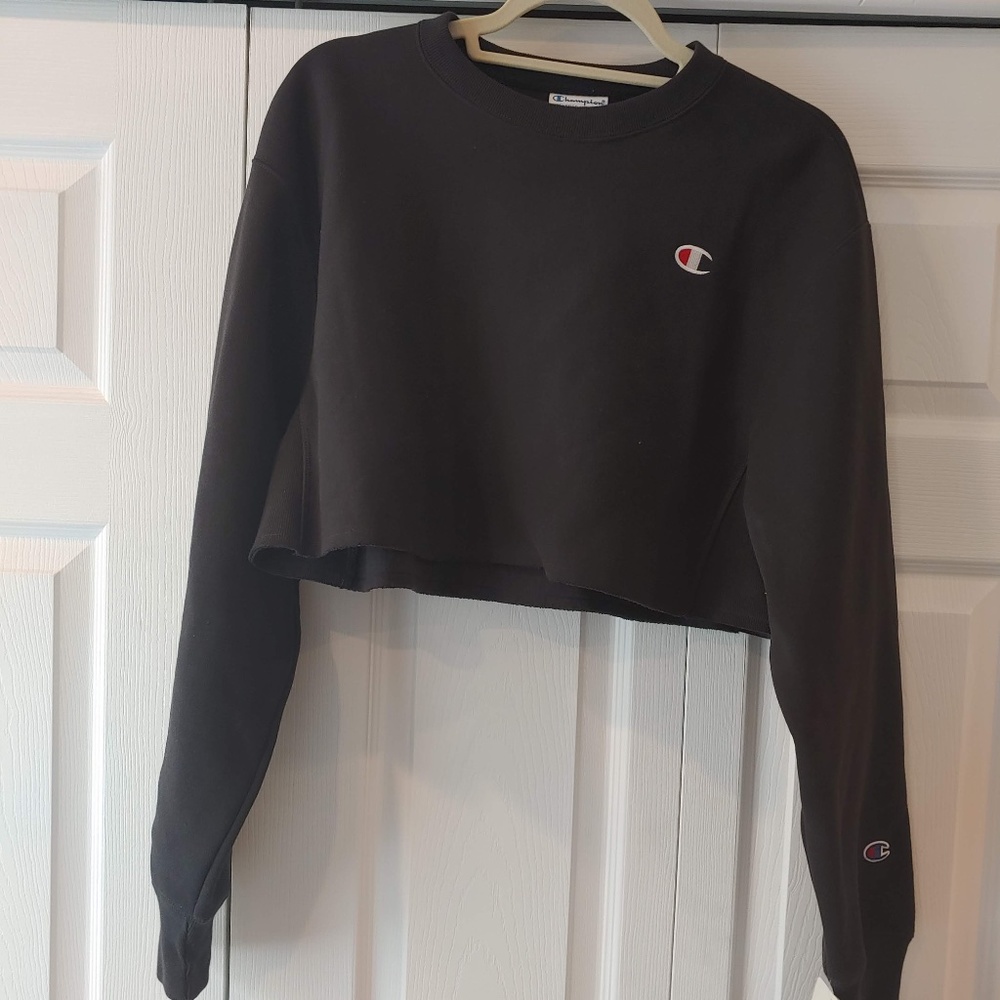 Champion Reverse Weave Cropped Cut Off Crew